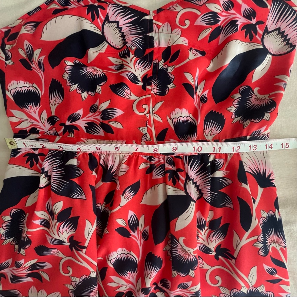 J.Crew•Tropical Floral Print Sundress•sz4 - Picture 4 of 13